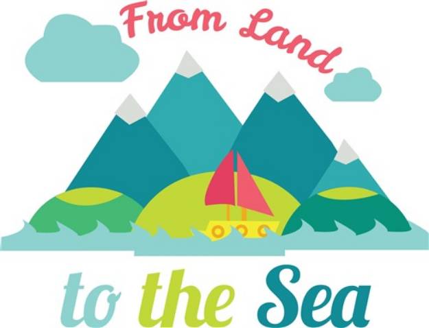 Picture of To The Sea SVG File