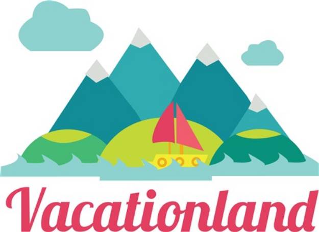 Picture of Vacation Land SVG File