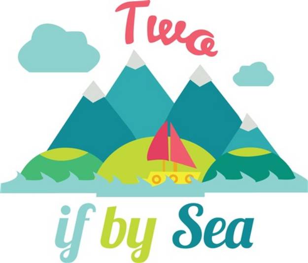 Picture of Two If By Sea SVG File