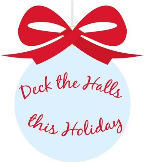 Picture of Deck The Halls SVG File