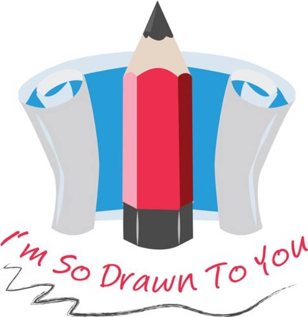 Picture of Drawn To You SVG File