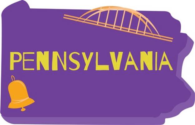 Picture of Pennsylvania SVG File
