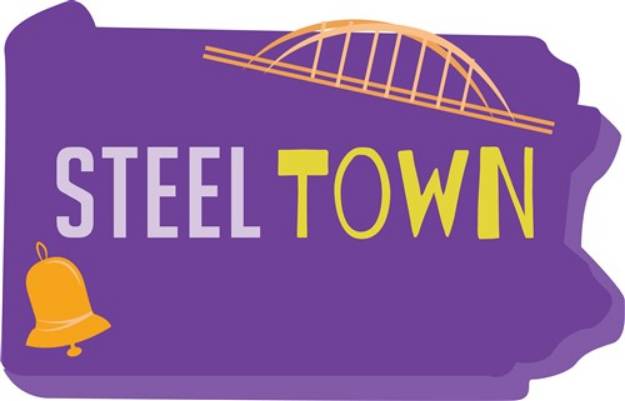 Picture of Steel Town SVG File