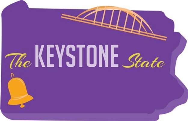 Picture of Keystone State SVG File