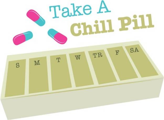 Picture of Chill Pill SVG File