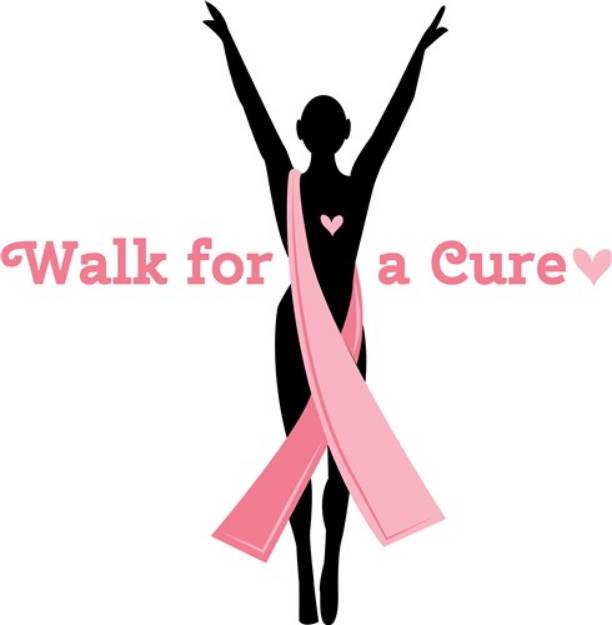 Picture of Walk For Cure SVG File