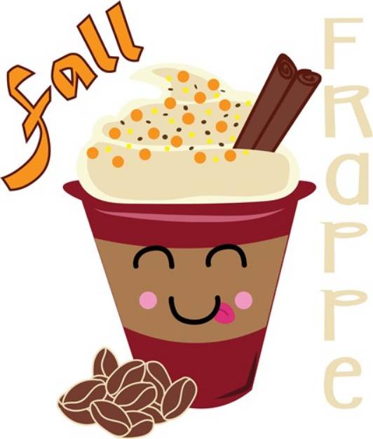 Picture of Fall Frappe SVG File