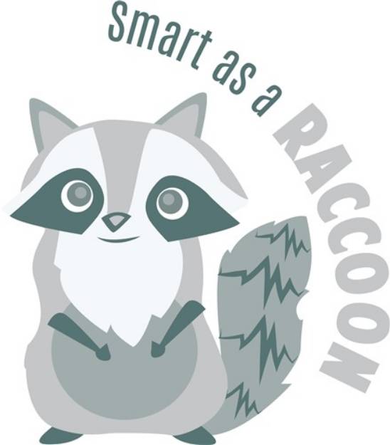 Picture of Smart Raccoon SVG File