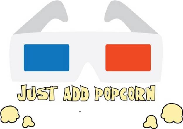 Picture of Just Add Popcorn SVG File