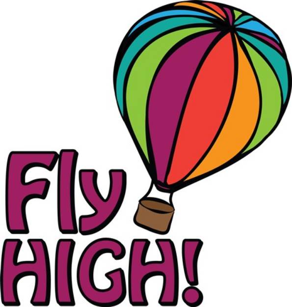 Picture of Fly High! SVG File
