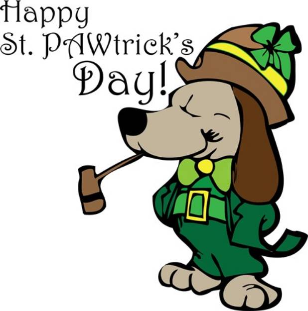 Picture of Happy St. Pawtricks Day SVG File