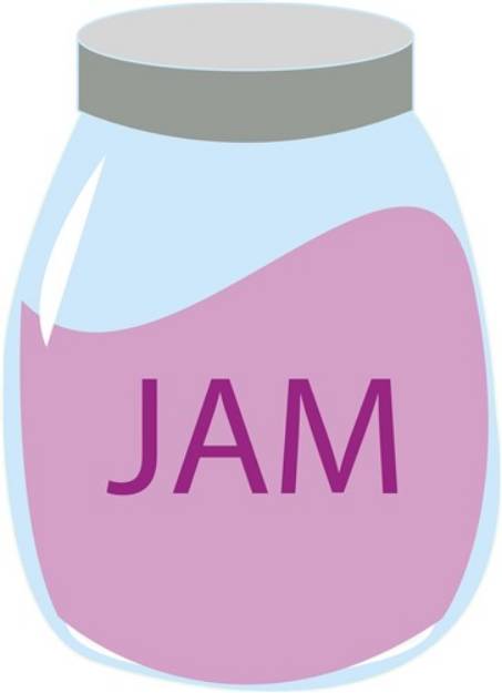 Picture of Jam Jar SVG File