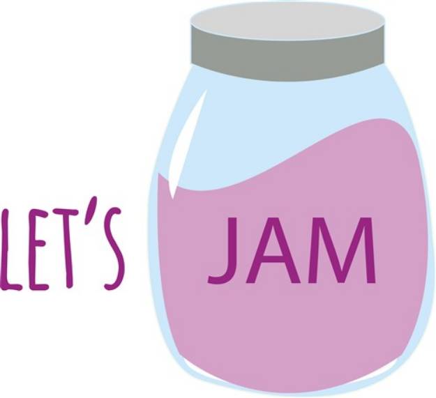 Picture of Lets Jam SVG File