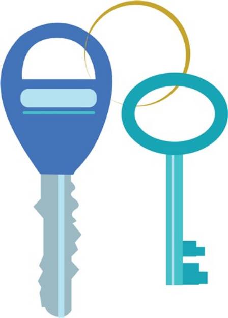 Picture of House Keys SVG File