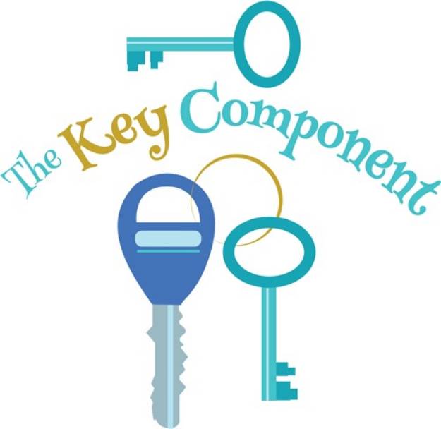 Picture of The Key Component SVG File