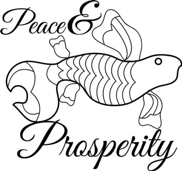 Picture of Peace & Prosperity Koi SVG File
