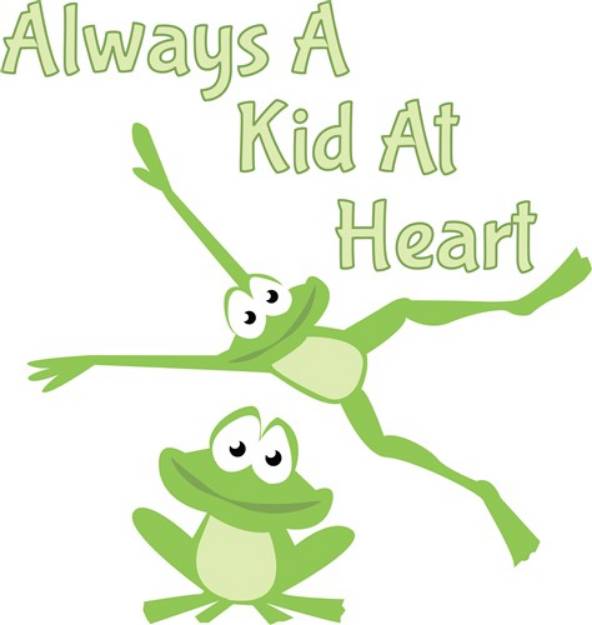 Picture of Kid At Heart SVG File