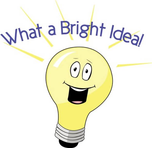 Picture of Bright Idea! SVG File