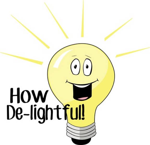 Picture of How De-lightful! SVG File