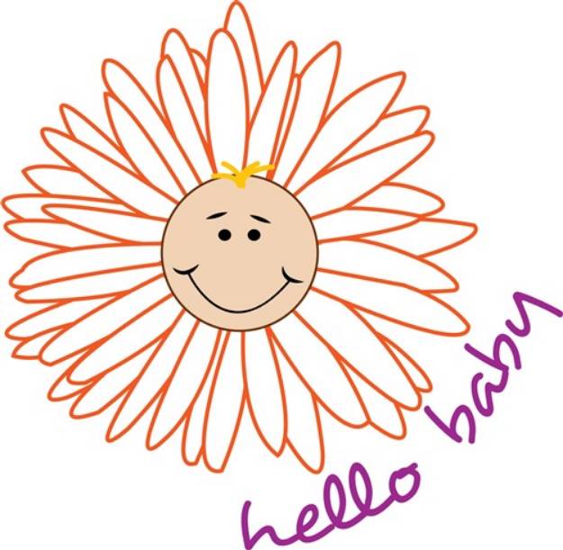 Picture of Hello Baby! SVG File