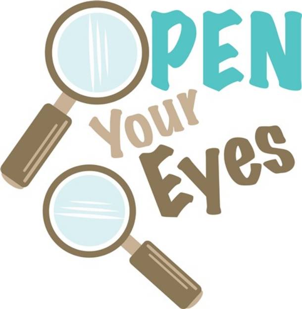 Picture of Open Your Eyes SVG File