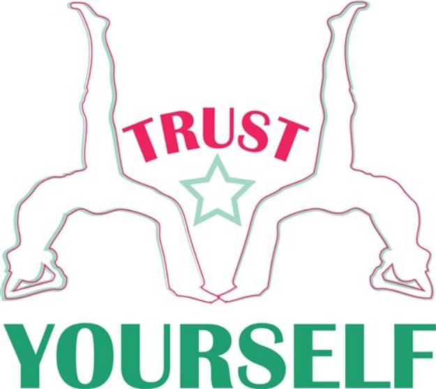 Picture of Trust Yourself Yoga SVG File