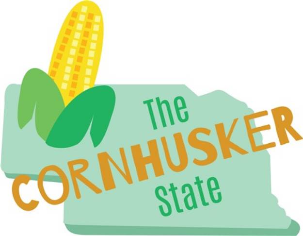 Picture of Cornhusker State Nebraska SVG File