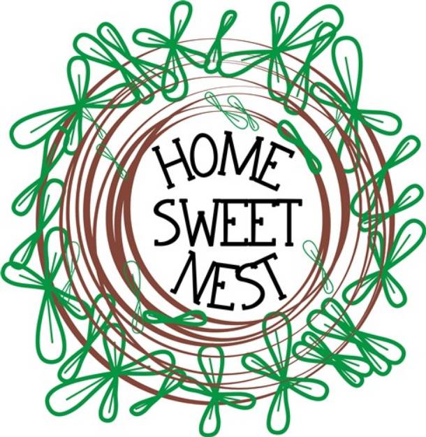 Picture of Home Sweet Nest SVG File