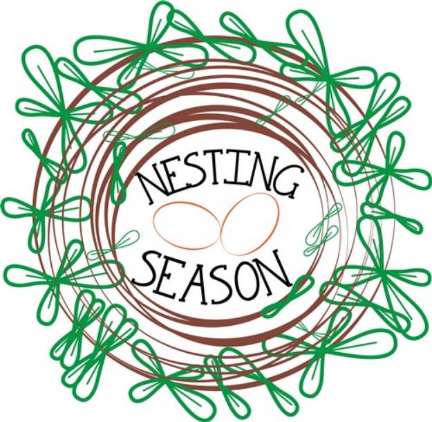 Picture of Nesting Season SVG File