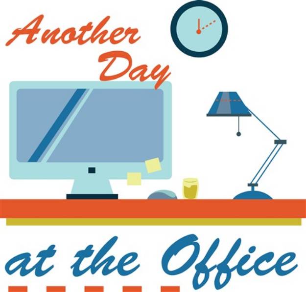 Picture of Day At The Office SVG File