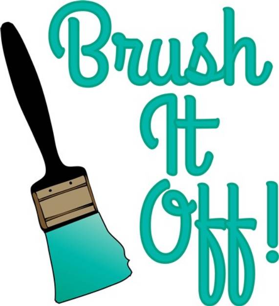 Picture of Brush It Off! SVG File