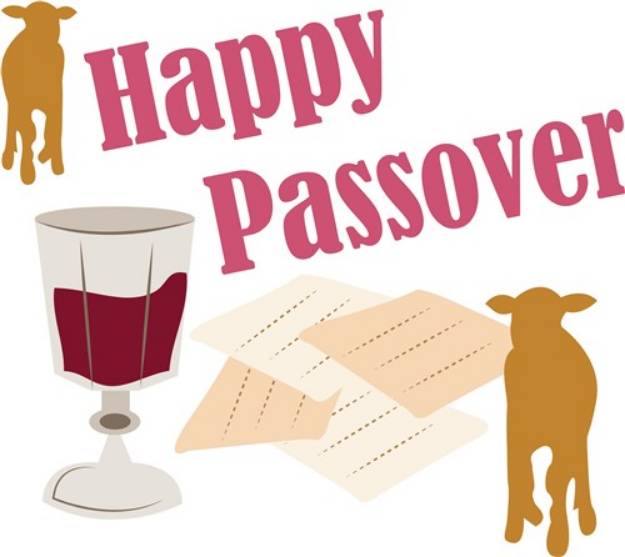 Picture of Happy Passover SVG File