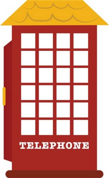 Picture of Telephone Booth SVG File