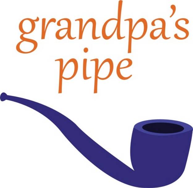 Picture of Grandpas Pipe SVG File