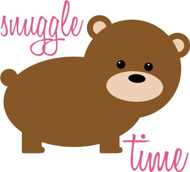 Picture of Snuggle Time Bear SVG File