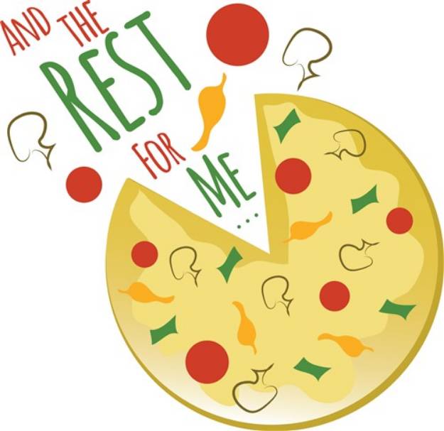 Picture of Save Me Some Pizza SVG File