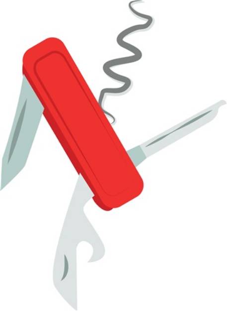 Picture of Swiss Army Knife SVG File