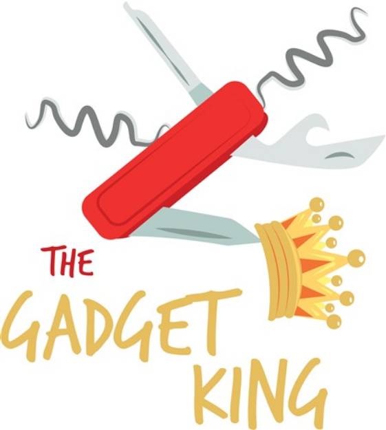 Picture of The Gadget King SVG File