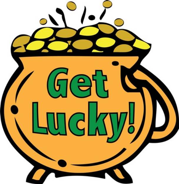 Picture of Lucky Pot O Gold! SVG File
