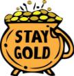 Picture of Stay Gold SVG File