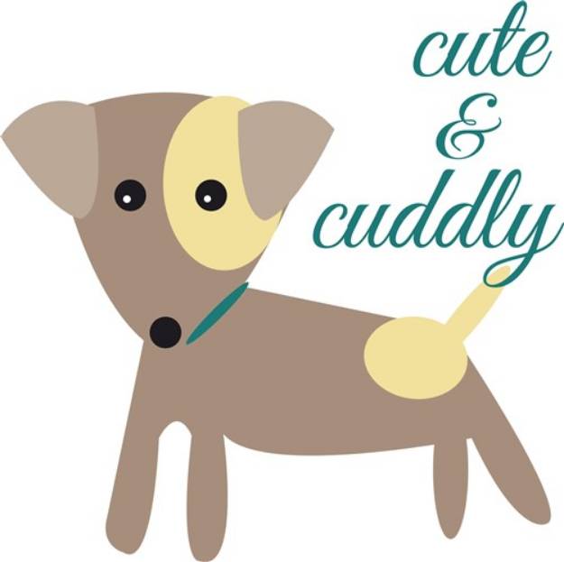 Picture of Cute & Cuddly Dog SVG File
