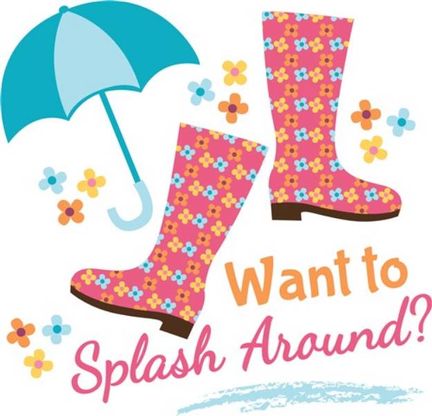 Picture of Want To Splash Around? SVG File