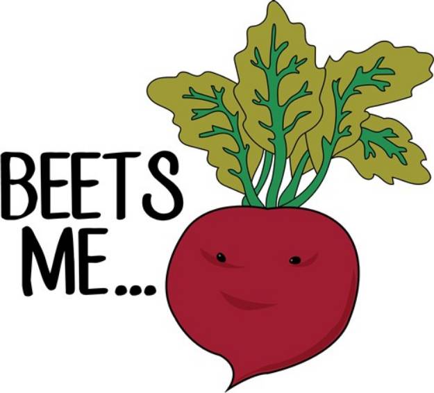 Picture of Beets Me... SVG File