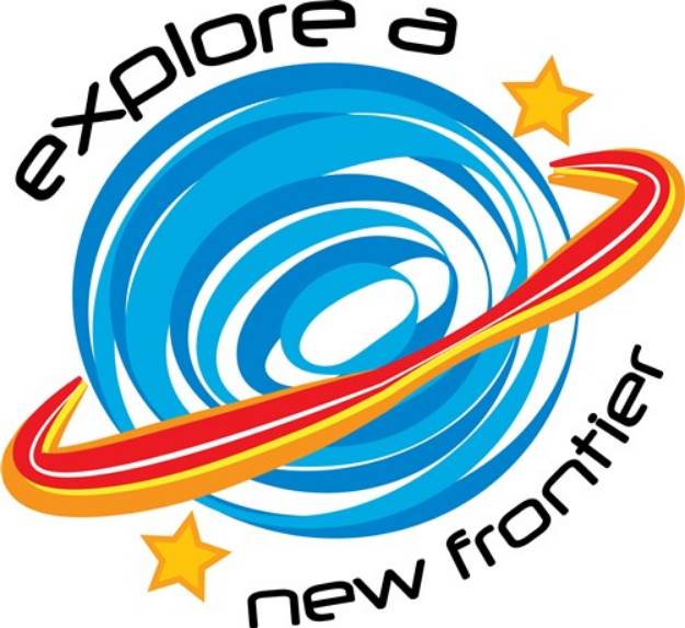 Picture of Explore A New Frontier SVG File