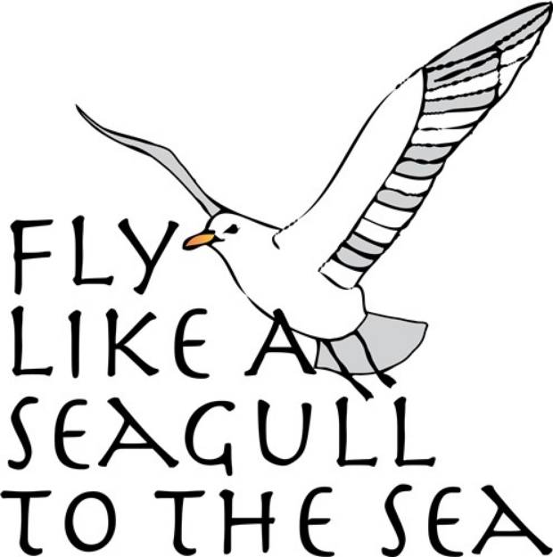 Picture of Fly Like A Seagull SVG File