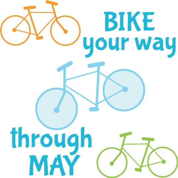 Picture of Bike Through May SVG File