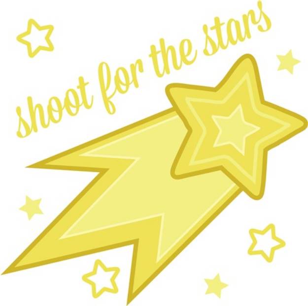 Picture of Shoot For The Stars SVG File