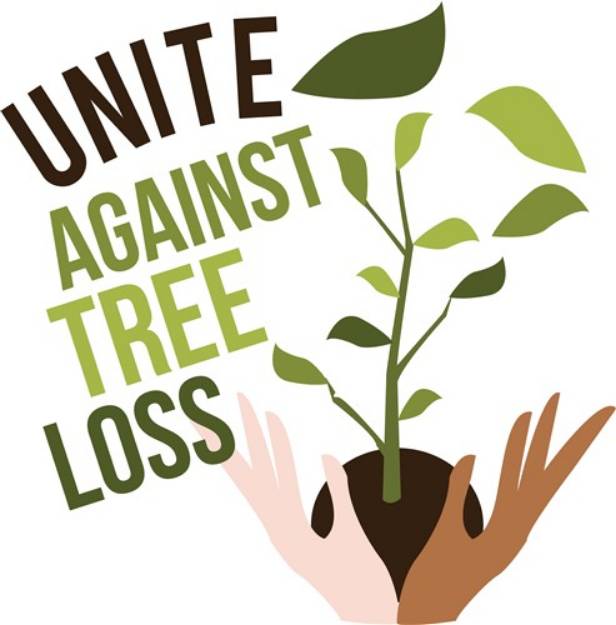 Picture of Unite Against Tree Loss SVG File
