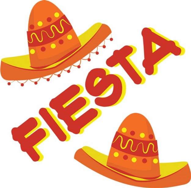 Picture of Fiesta Sombreros SVG File