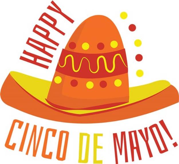 Picture of Happy Cinco De Mayo! SVG File